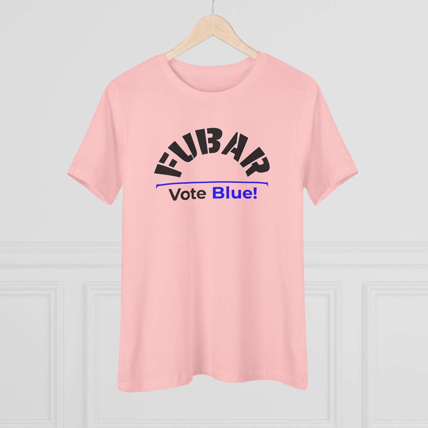 "Fubar - Vote Blue" - Women's Relaxed Fit - Black Text